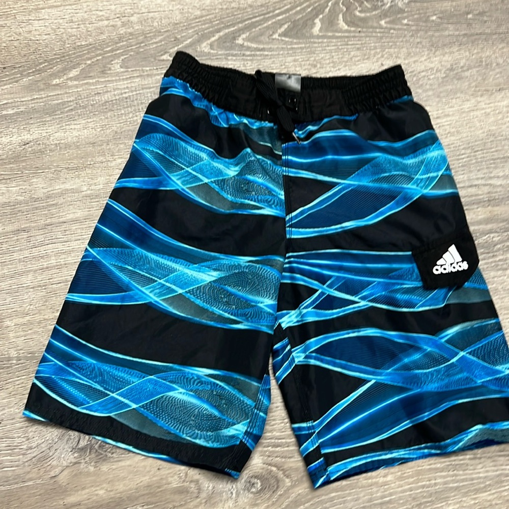 Adidas Youth Swim Trunks Sz M 8/10 Boys Youth